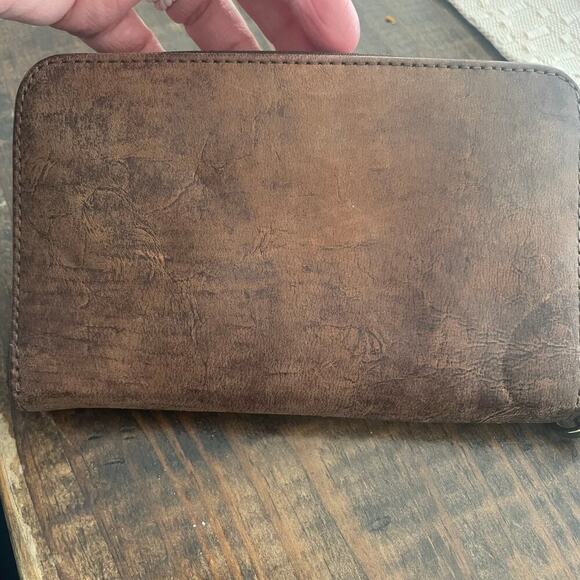 LSU Zip Around Wristlet Small Clutch Louisiana State University Tigers Y2K Style - Picture 4 of 8